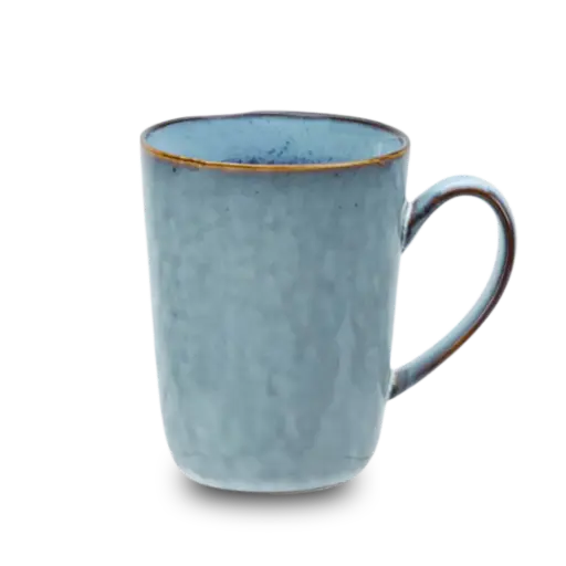 [TS180] Op = op Pollux beker koffiekop blauw 1 stuk