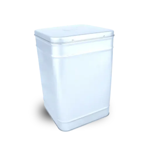[BOX008] Op = op Blik zilver vierkant 1 kg