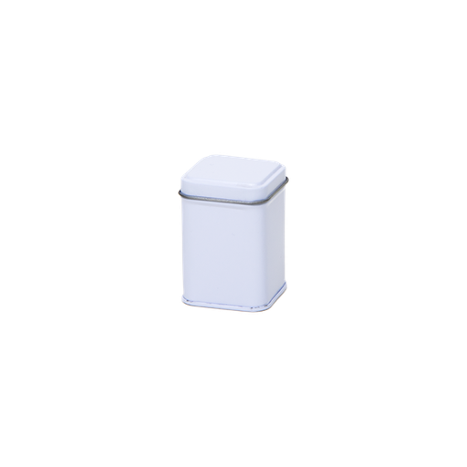 [BOX014] Blik wit vierkant 20 gram