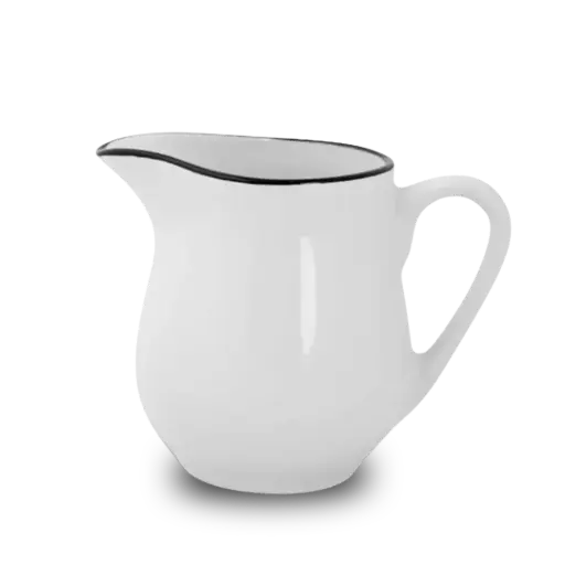 [KS018] Op = op Melkkan porselein wit 30 cl