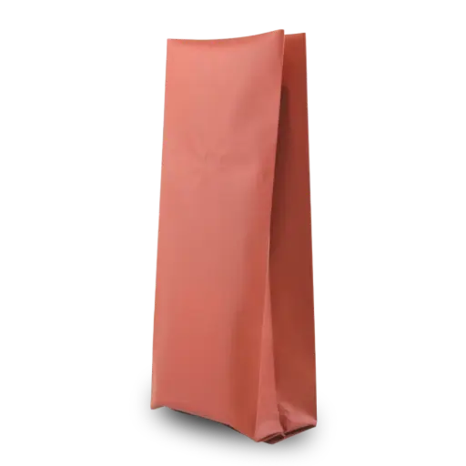 [KA039] Koffiezak mat rood koper soft touch incl. ventiel 1 kg
