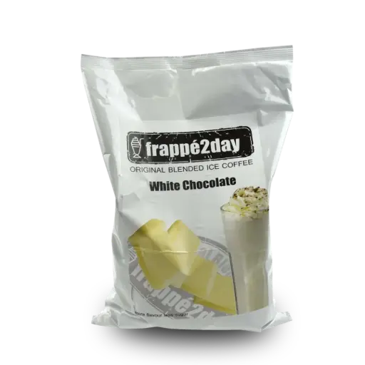 [KA124] IJskoffie poeder Witte Choco Frappe2Day 1,5 kg
