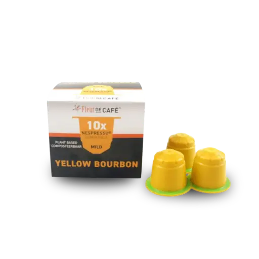 [KCP001] Koffiecups Yellow bourbon 10 stuks