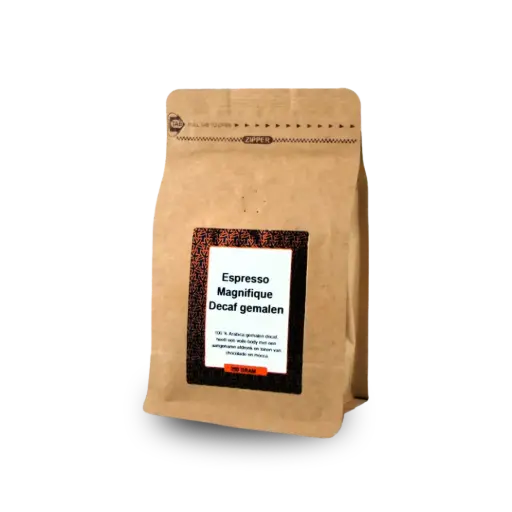 [KK012] Espresso Magnifique Decaf gemalen 250 gram