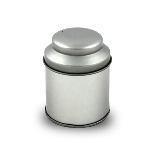 [KP072] Blik zilver rond 20 gr