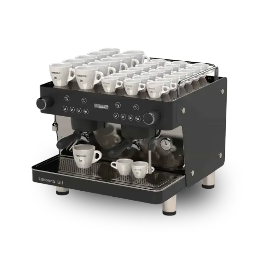 [LN004] Lanorma LN1 compact 2 groeps zwart