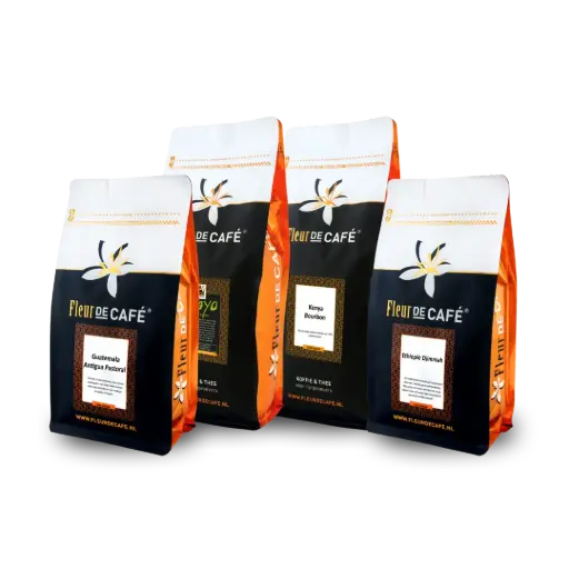 [PAK036] Proefpakket Tour du Monde 4 zakken koffie
