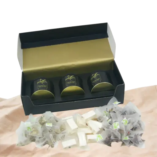[PAK044] Cadeauset met theezakjes en nougat