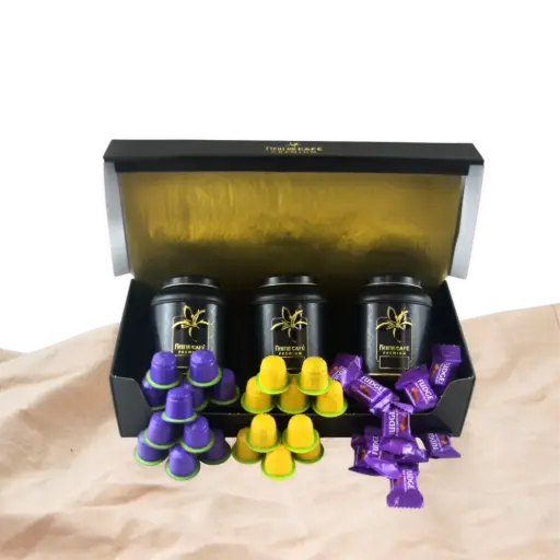 [PAK045] Cadeauset koffiecups en fudge