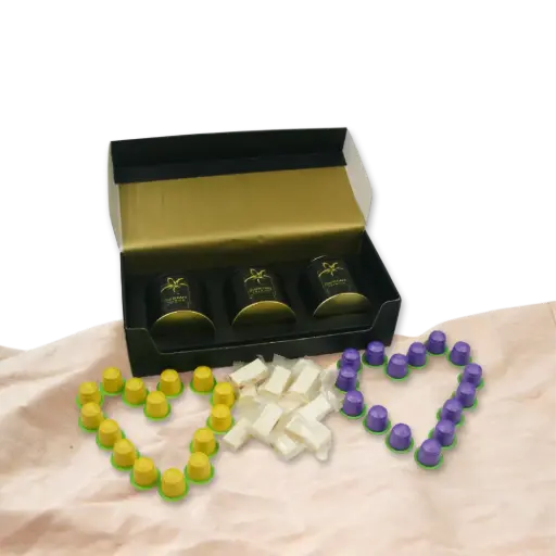 [PAK045] Cadeauset koffiecups en nougat