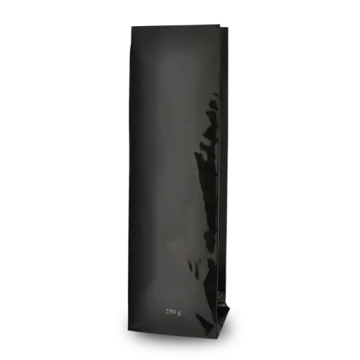 [TA011] Theezakje zwart met clip 250 gram