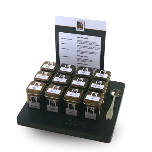 [TA056] High-tea plateau incl. 12 x 100 gram thee