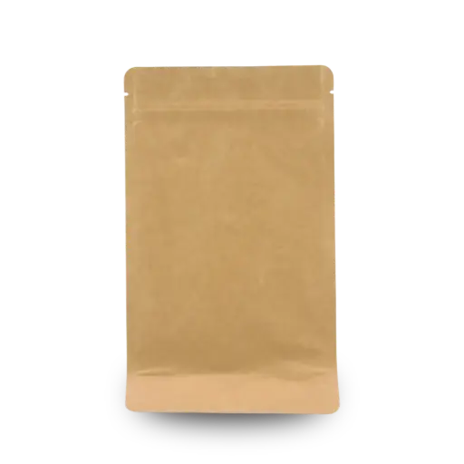 [TA091] Theezak 500 gram Kraft boxpouch met zipper