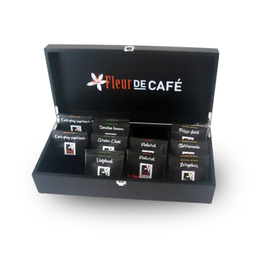 [TA138] Theedoos 12 vaks Fleur de Cafe